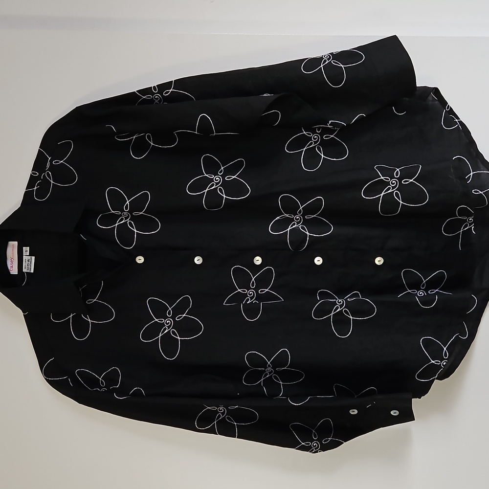 Casey Coleman Linen Top Size S
